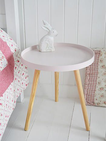 Portland pink tripod table