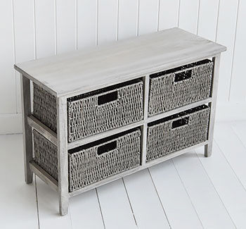 St Ives grey storage furniture with baskets