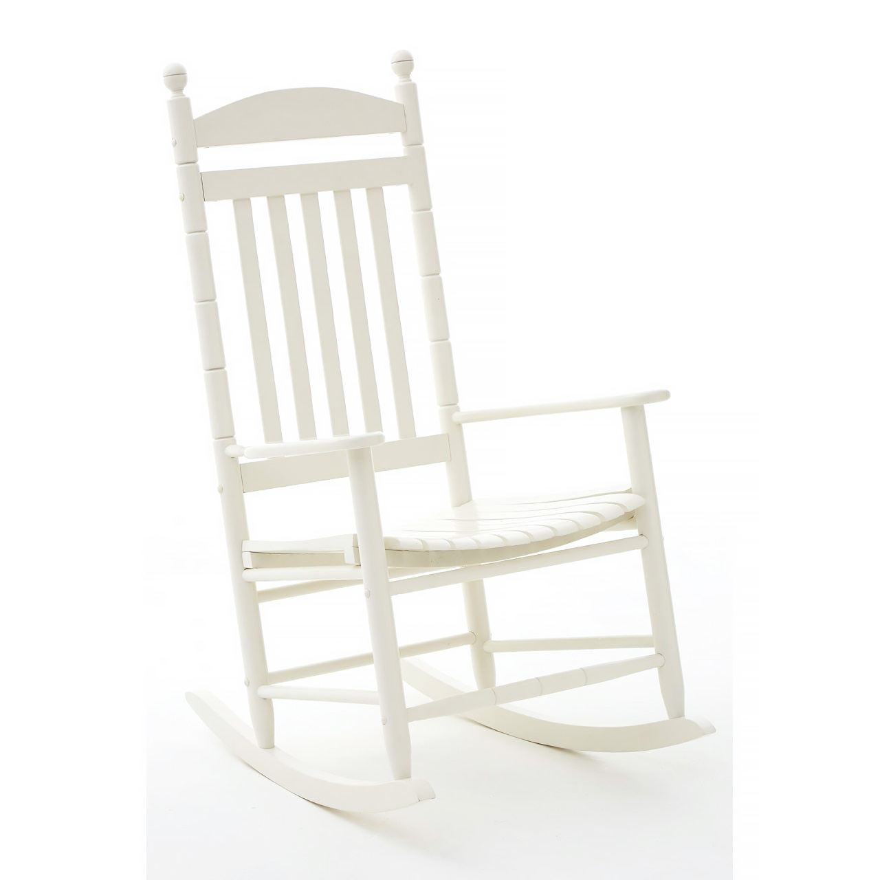 White Wooden Rocking Chair - New England Stlye Furniture UK