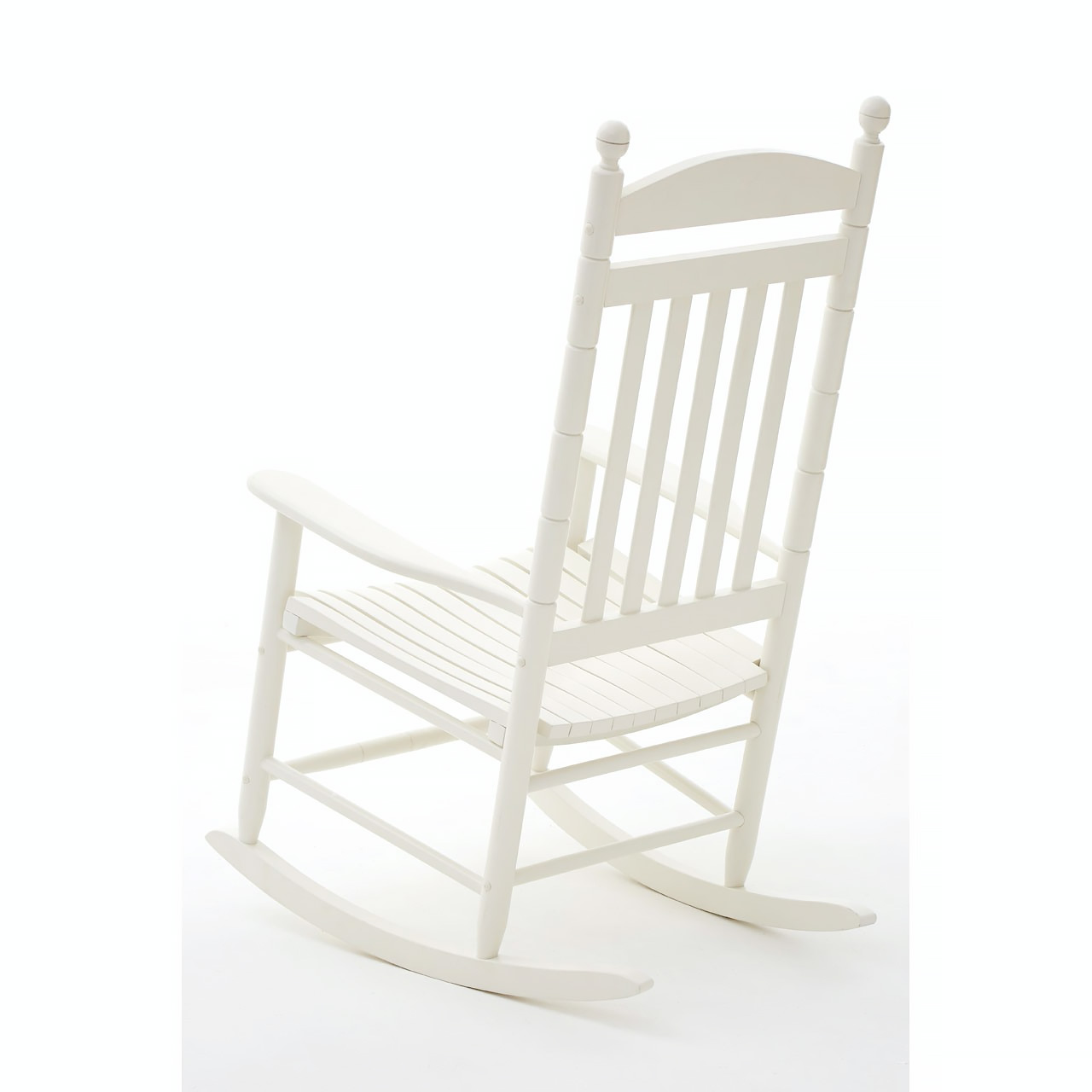 White Wooden Rocking Chair - New England Stlye Furniture UK