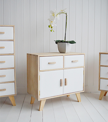 Hamptons furniture for contemporary interior design in scandi style