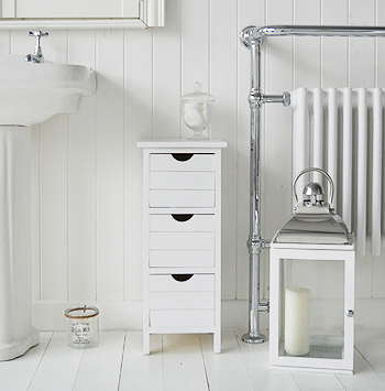 Dorset narrow bathroom storage 21cm wide