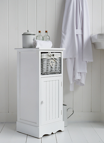 Hampshire white abthroom cabinet