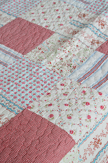 Georgie single quilt for girls bedding