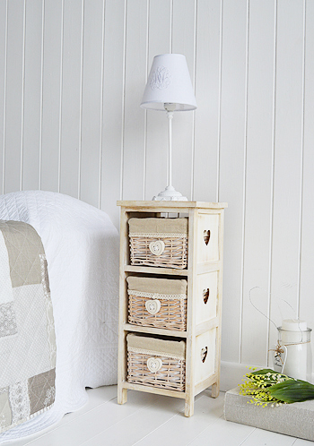 Narow bedside table for childrens bedroom furniture