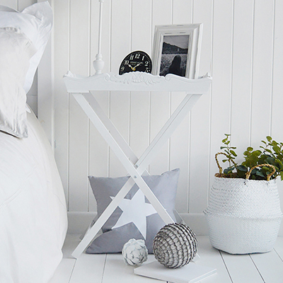 Newport French Grey half moon table for traditional style hallways