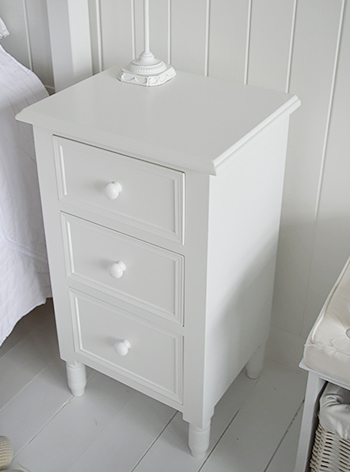 simple white furniture
