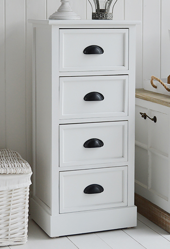 Southport white living room storage furniture